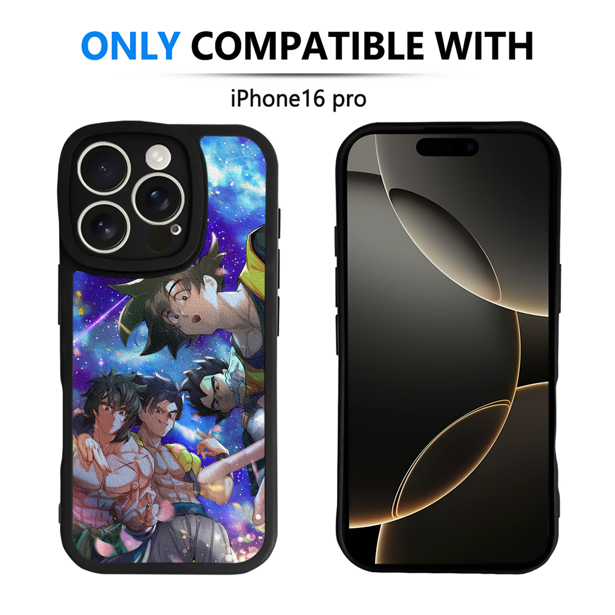 （画像用） ドラゴンボール DRAGON BALL 【iPhone 16シリーズ対応】シリコンスマホケース（レザー調） 材質：シリコン